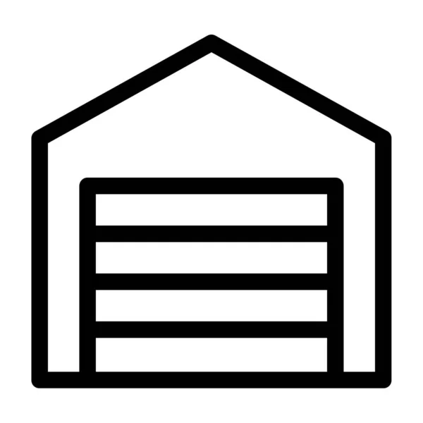 Casa Icono Web Ilustración Simple — Archivo Imágenes Vectoriales