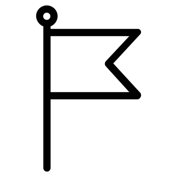 Flaggensymbol Vektorillustration — Stockvektor