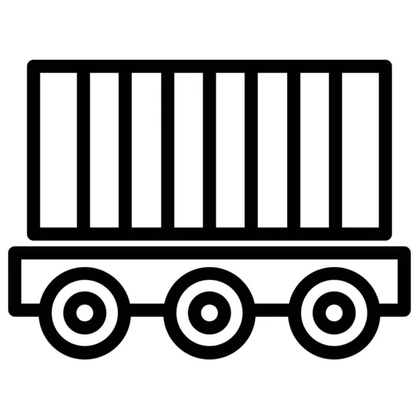 Lkw Web Symbol Einfache Illustration — Stockvektor