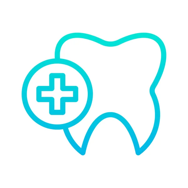 Dental Health Care Icon Vector Illustration — Stock Vector