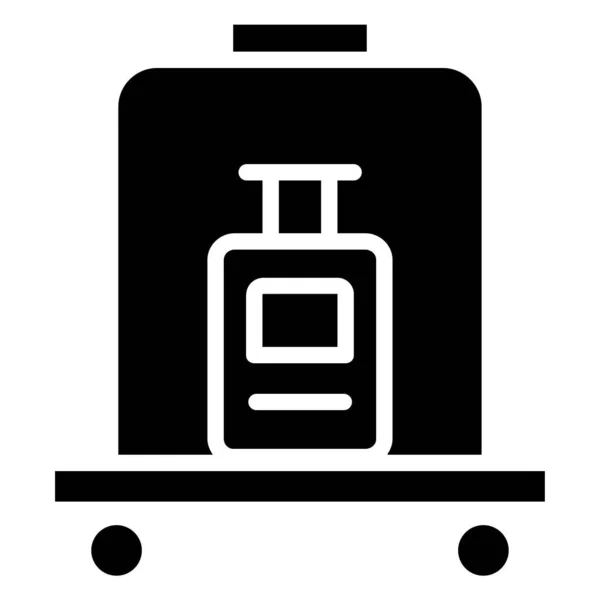 Trolley Einfaches Symbol Vektorillustration — Stockvektor