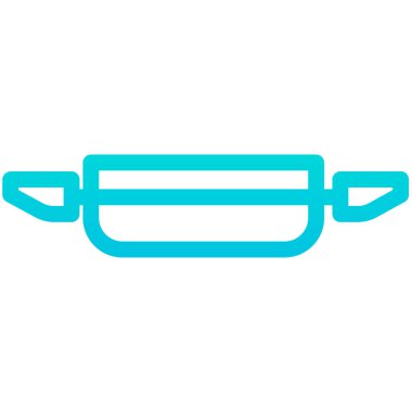 Jilet. Web simgesi basit illüstrasyon