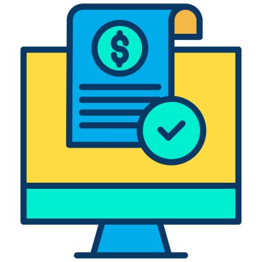 Online ödeme. Basit tasarım