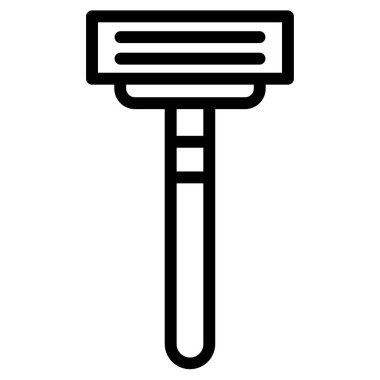 Ustura. Web simgesi basit tasarım