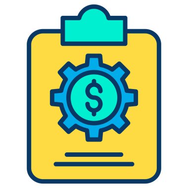 Para için. Web simgesi basit illüstrasyon