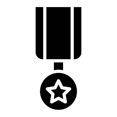 Madalya ödülü. Web simgesi basit tasarım