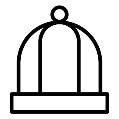 Basit şapka simgesi, vektör çizimi