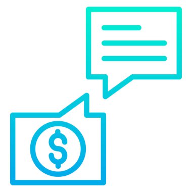 Sohbet kavramı basit sanat vektörü illüstrasyonu 