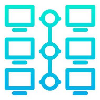 Beyaz üzerinde izole edilmiş simge, minimal vektör simgesi paylaş