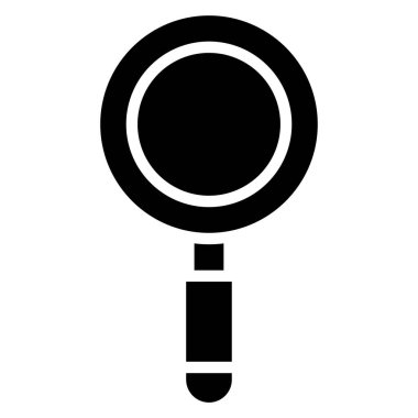 büyütme cam vektör çizgisi simgesi 