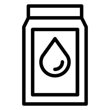 süt ağı simgesi basit illüstrasyon