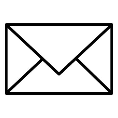 posta simgesi, vektör illüstrasyonu