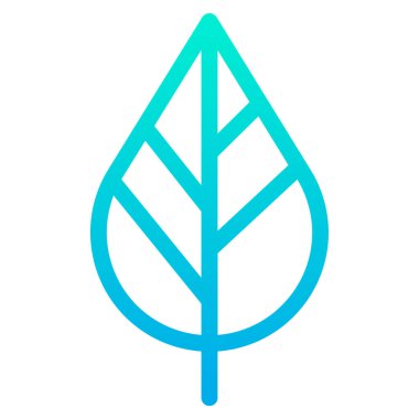 yaprak web simge vektör çizim