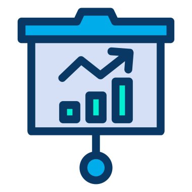 iş grafiği vektör illüstrasyonu