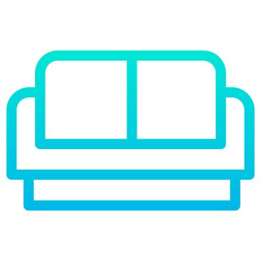 Beyaz arkaplanda basit vektör simgesi