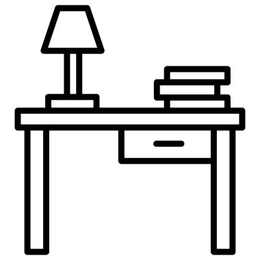 Tablo basit simgesi, vektör illüstrasyonu