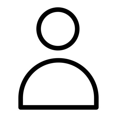 Basit kullanıcı arayüzü simgesi, vektör illüstrasyonu