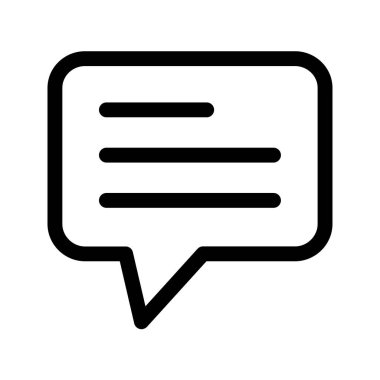 Sohbet kavramı basit sanat vektörü illüstrasyonu 