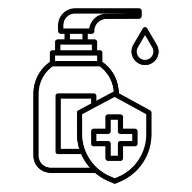 Tıbbi Konum çizgisi vektör çizimi