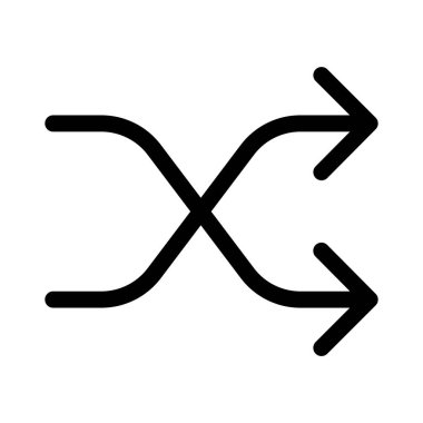 Bir ok simgesinin vektör illüstrasyonu