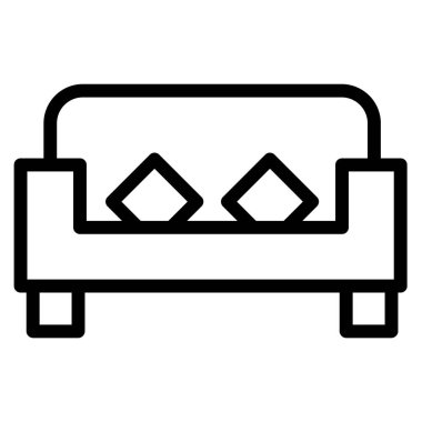 Beyaz arkaplanda basit vektör simgesi