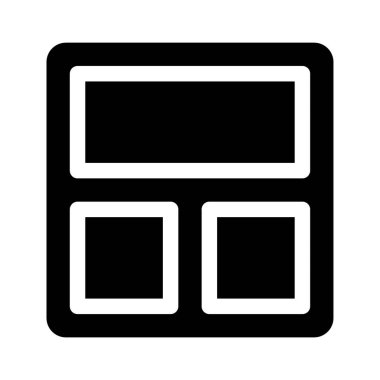 Hesap makinesi. Web simgesi basit illüstrasyon