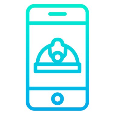 Smartphone Simgesi, vektör illüstrasyonu