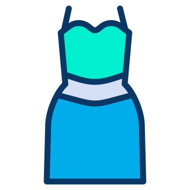 Elbise. Web simgesi basit illüstrasyon