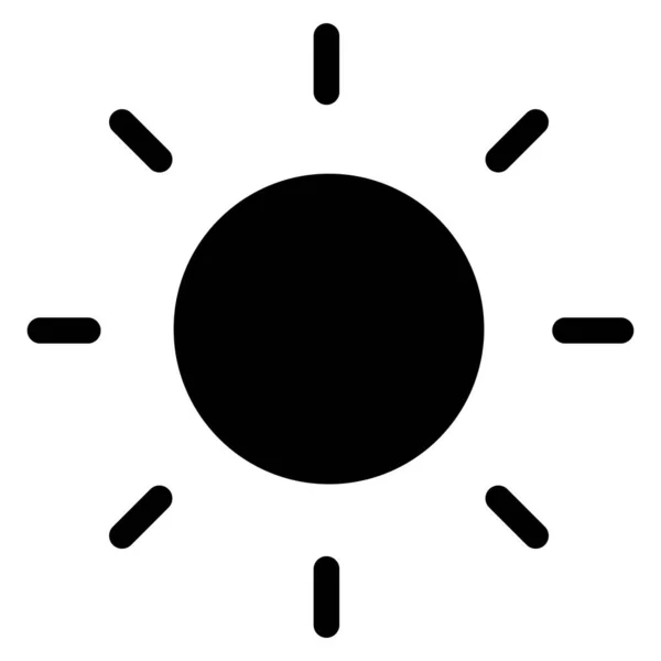 Sun Simple Vector Icon White Background Stock Vector by ©kiranshastry ...