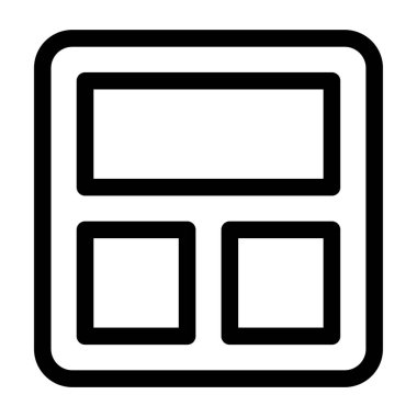 ATM 'de. Web simgesi basit illüstrasyon