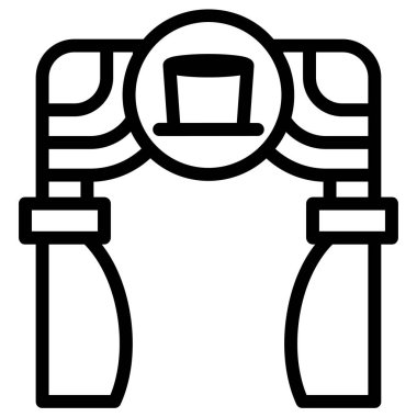 Kupa. Web simgesi basit illüstrasyon