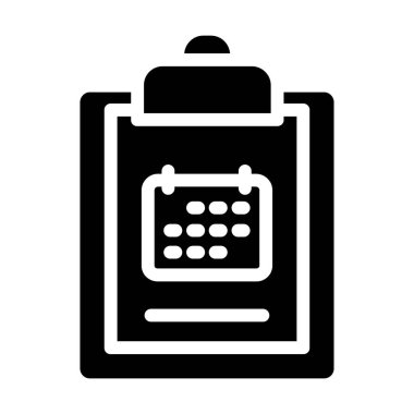 Takvim. Web simgesi basit illüstrasyon