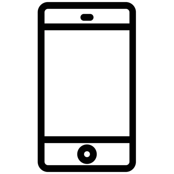 Mobiltelefon Enkel Illustration — Stock vektor