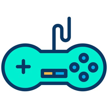 Oyun kolu. Web simgesi basit illüstrasyon