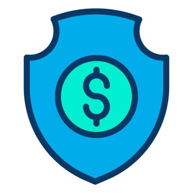 Avro para birimi kavramı basit sanat vektörü illüstrasyonu 