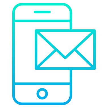 posta simgesi, vektör illüstrasyonu