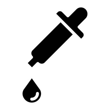 Dropper modern simgesinin vektör illüstrasyonu