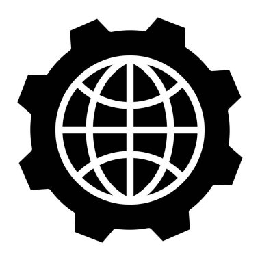 Beyaz arkaplan üzerindeki basit hacker vektör resimleme