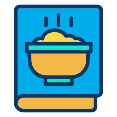 kitap simgesi, vektör illüstrasyonu