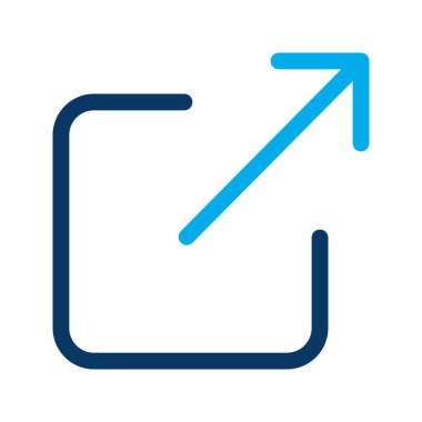 Beyaz üzerinde izole edilmiş simge, minimal vektör simgesi paylaş