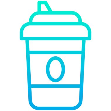 Kahve fincanı. Basit tasarım