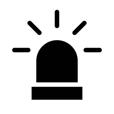 Acil durum web simgesi, vektör çizim 