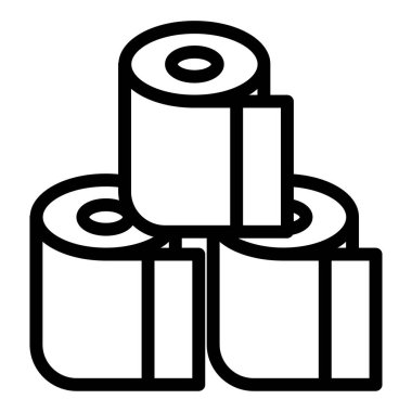 tuvalet kağıdı web hattı simgesi.