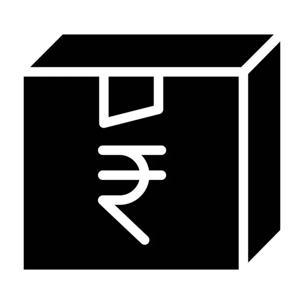 Rúpia Vektor Illusztrációja Indiai Valuta Pénz Indiai Rúpia Jogdíjmentes Stock Vektorok