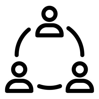 Basit UI profili simgesi, vektör illüstrasyonu