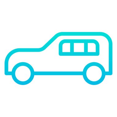 - Araba. Web simgesi basit illüstrasyon