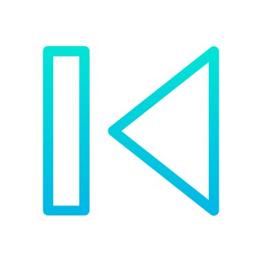 Oynayın. Web simgesi basit illüstrasyon