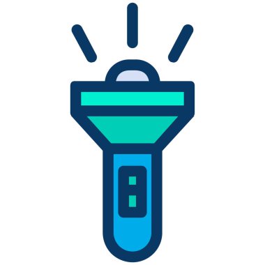 el feneri. Web simgesi basit illüstrasyon