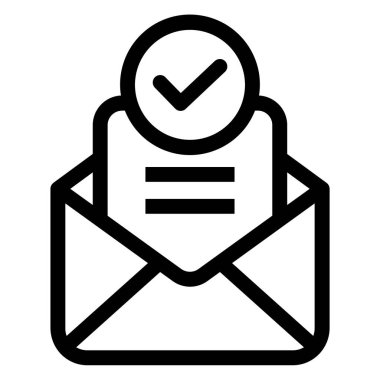 ileti ikonu vektör illüstrasyonu