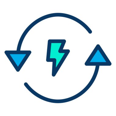 Yenile. Web simgesi basit illüstrasyon